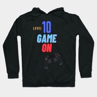 Level 10 unlocked game on gamer birthday Hoodie